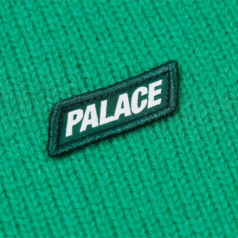Palace TRIAL 1/4 ZIP KNIT RACEY GREEN - Colorway