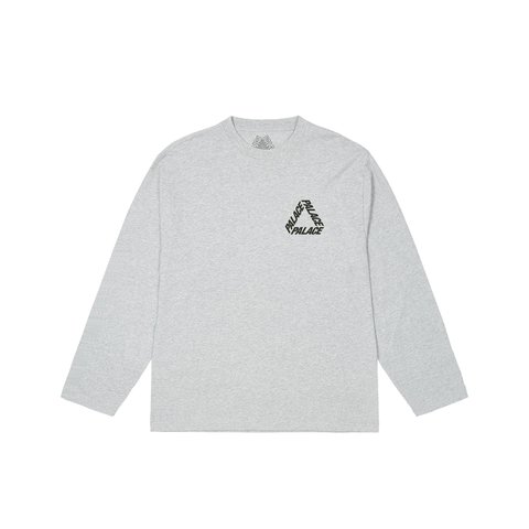 Palace P3 LONGSLEEVE GREY MARL - Colorway