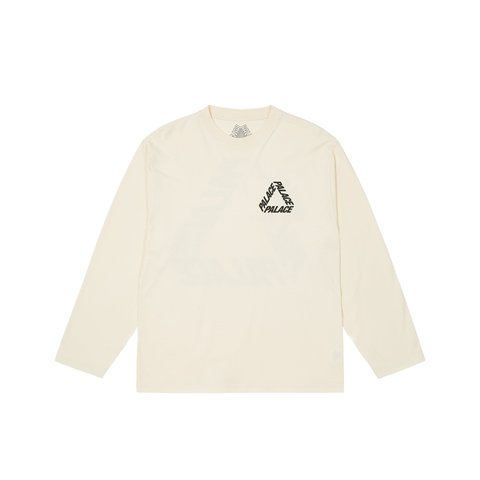 Palace P3 LONGSLEEVE SOFT WHITE - Colorway