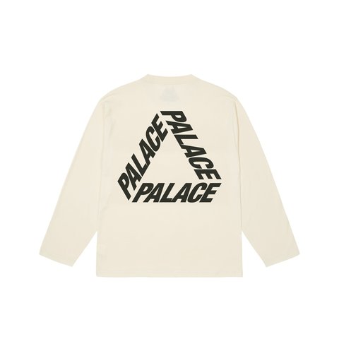 Palace P3 LONGSLEEVE SOFT WHITE - Colorway
