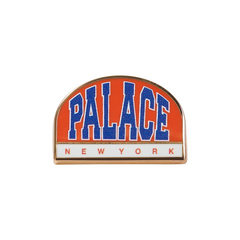 Palace BREAKOUT PIN BADGE ORANGE / WHITE - Colorway