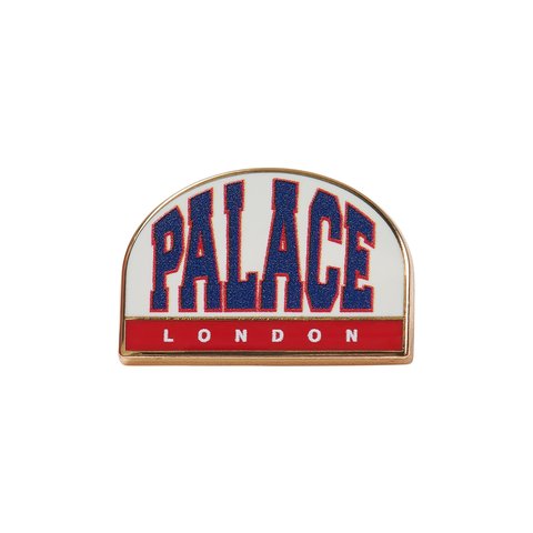 Palace BREAKOUT PIN BADGE WHITE / RED - Colorway