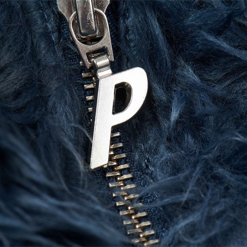Palace FURRY ZIP FUNNEL NAVY - Colorway