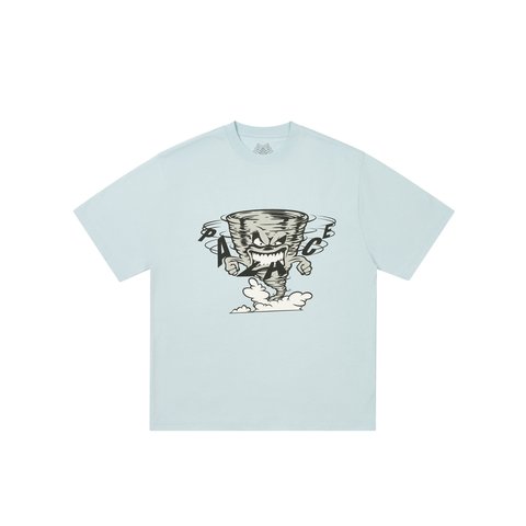 Palace TORNADO T-SHIRT FAINT BLUE - Colorway