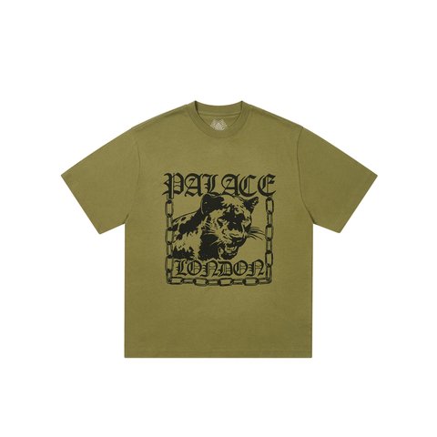 Palace PANTHER T-SHIRT THE DEEP GREEN - Colorway