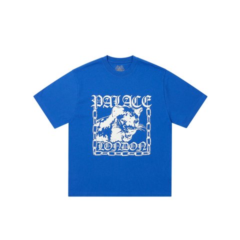 Palace PANTHER T-SHIRT BLUE BERRY - Colorway