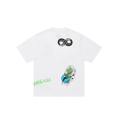 Palace SPONSOR T-SHIRT WHITE - Colorway