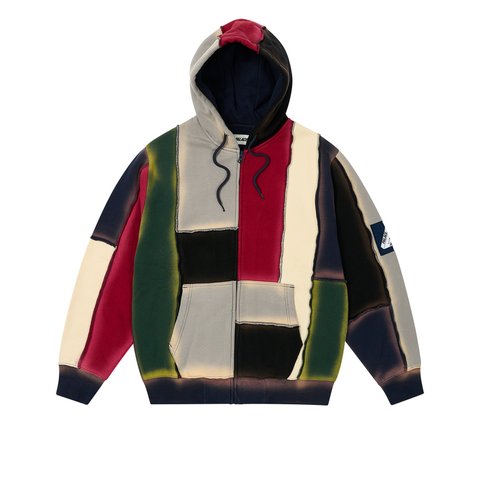 Palace PATCH ME UP ZIP HOOD MULTI BRIGHTS - Colorway