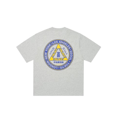 Palace HI YA T-SHIRT GREY MARL - Colorway