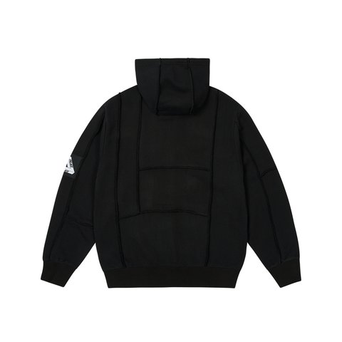 Palace PATCH ME UP ZIP HOOD BLACK - Colorway