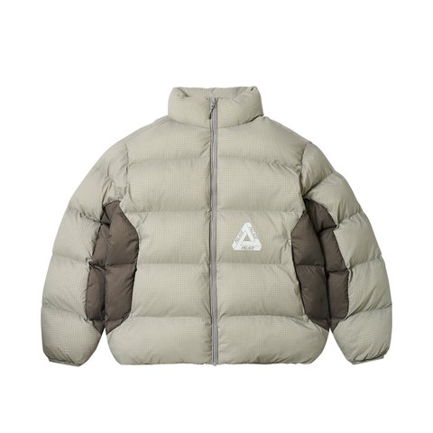 Palace RIPSTOP PUFFA CONCRETE GREY - Colorway