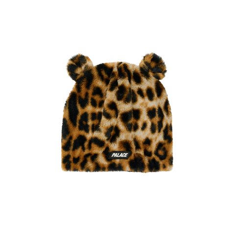 Palace FURRY EARS NEIN CUFF BEANIE LEOPARD - Colorway