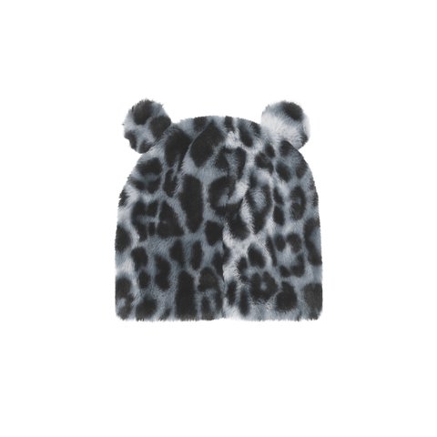 Palace FURRY EARS NEIN CUFF BEANIE SNOW LEOPARD - Colorway