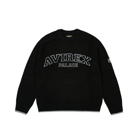 Palace PALACE AVIREX KNIT BLACK - Colorway