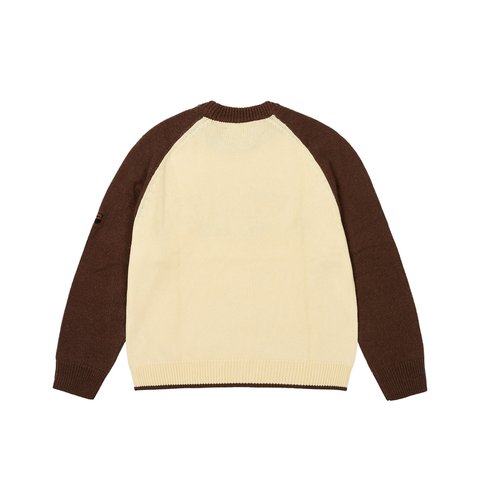Palace PALACE AVIREX KNIT CAKED BROWN - Colorway