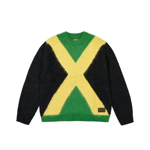Palace HAIRY FLAG KNIT JAMAICA - Colorway