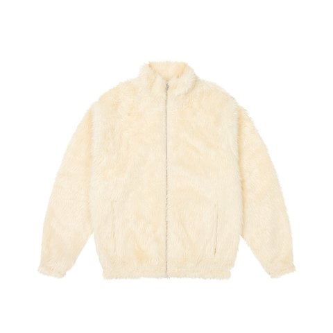 Palace FURRY ZIP FUNNEL WHITE - Colorway