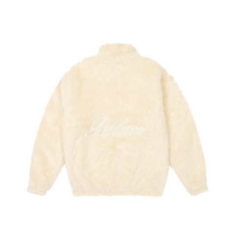 Palace FURRY ZIP FUNNEL WHITE - Colorway