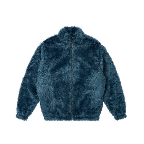 Palace FURRY ZIP FUNNEL NAVY - Colorway