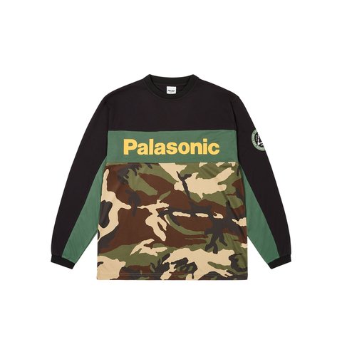 Palace HI YA LONGSLEEVE WOODLAND CAMO - Colorway