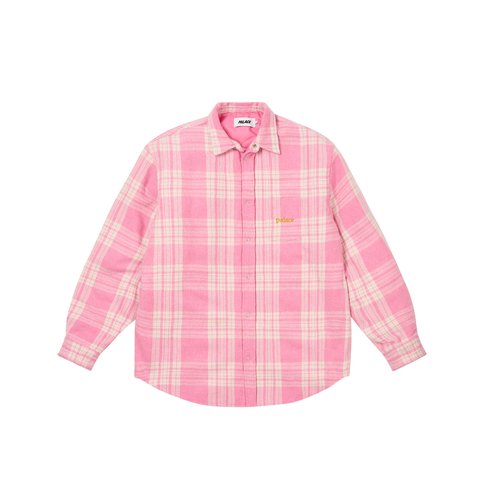 Palace CHECK INSULATED SHIRT PINK - Colorway