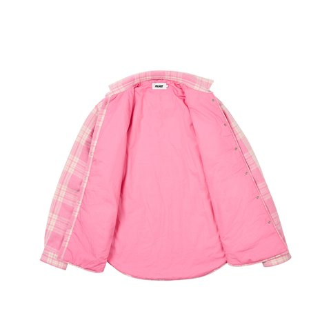 Palace CHECK INSULATED SHIRT PINK - Colorway