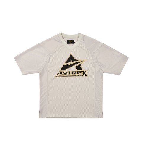 Palace PALACE AVIREX MESH JERSEY SILVER - Colorway
