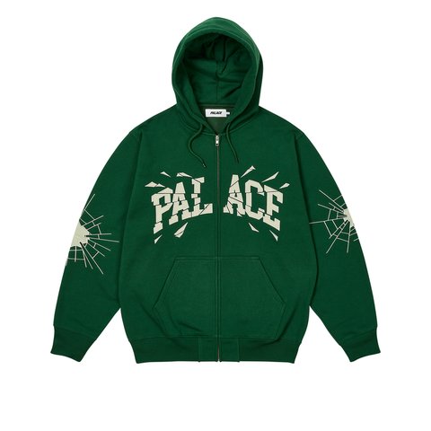 Palace SHATTER ZIP HOOD RACEY GREEN - Colorway