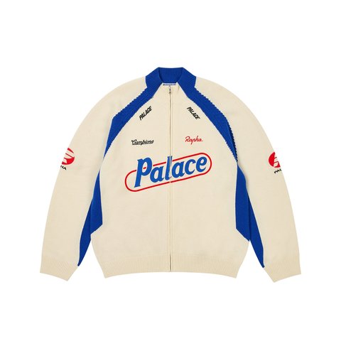 Palace PALACE RAPHA ZIP KNIT WHITE - Colorway