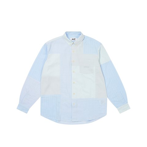 Palace PATCHY SHIRT FAINT BLUE - Colorway