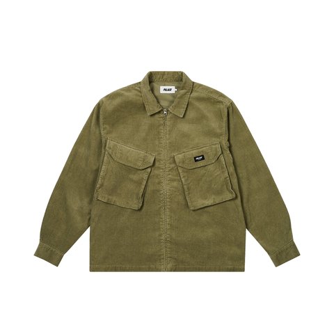 Palace CORD PDU OVERSHIRT OLIVE - Colorway