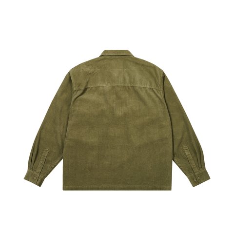 Palace CORD PDU OVERSHIRT OLIVE - Colorway