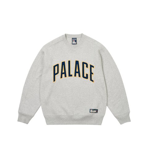Palace ATHLETIC CREW GREY MARL - Colorway
