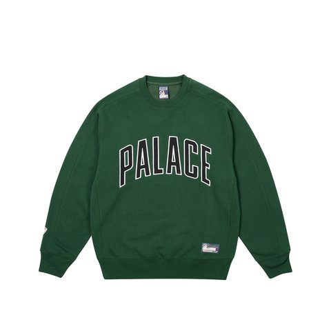 Palace ATHLETIC CREW RACEY GREEN - Colorway