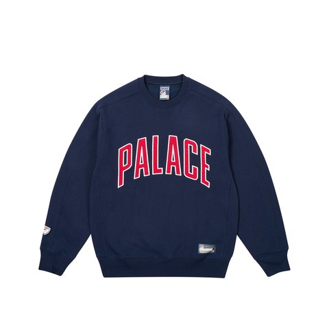Palace ATHLETIC CREW NAVY - Colorway