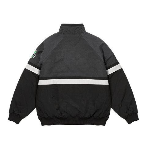 Palace BREAKOUT HALF ZIP BOMBER BLACK / SILVER - Colorway