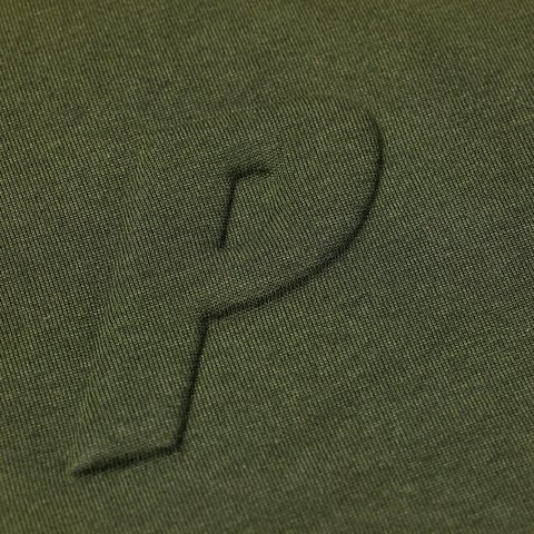 Palace THERMAL EMBOSSED P3 ZIP HOOD THE DEEP GREEN - Colorway