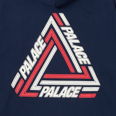Palace TRI-LINE HOOD NAVY - Colorway