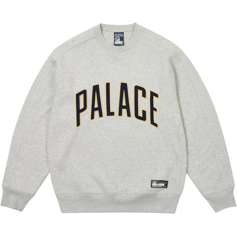 Palace ATHLETIC CREW GREY MARL - €128.00