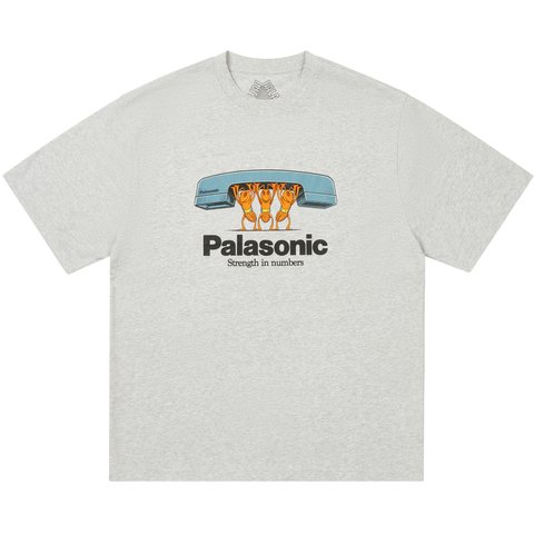 Palace BELL MAN T-SHIRT GREY MARL - $48.00