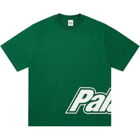 BORDER LOGO T-SHIRT RACEY GREEN