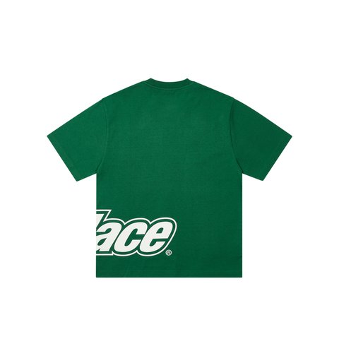 BORDER LOGO T-SHIRT RACEY GREEN