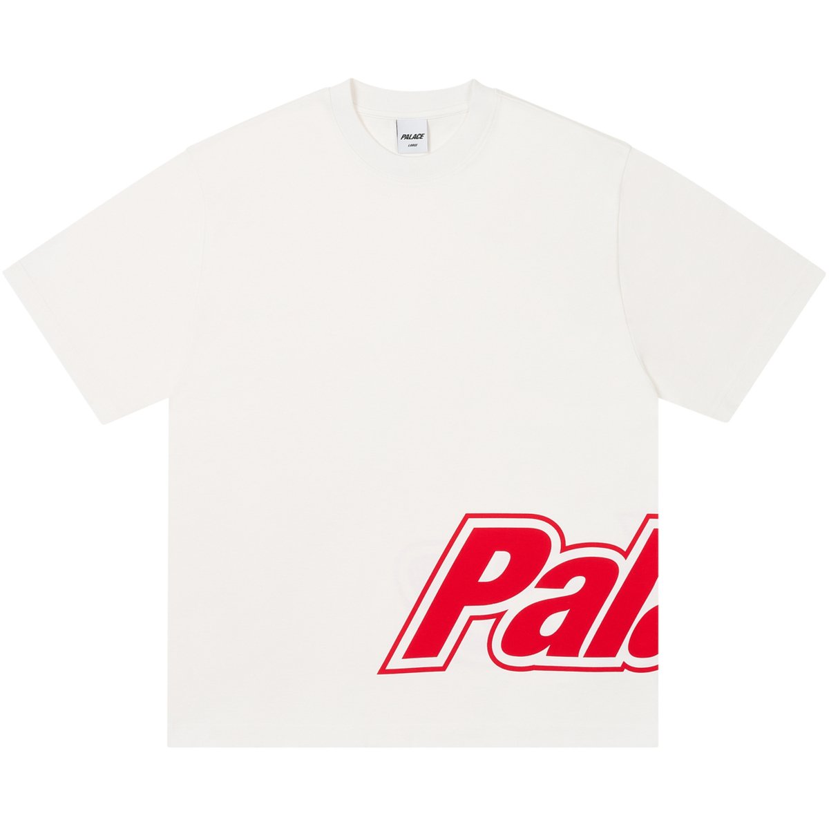 BORDER LOGO T-SHIRT WHITE