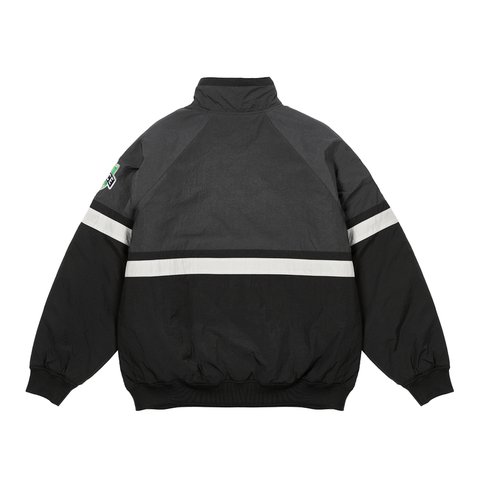 Palace BREAKOUT HALF ZIP BOMBER BLACK / SILVER - Colorway