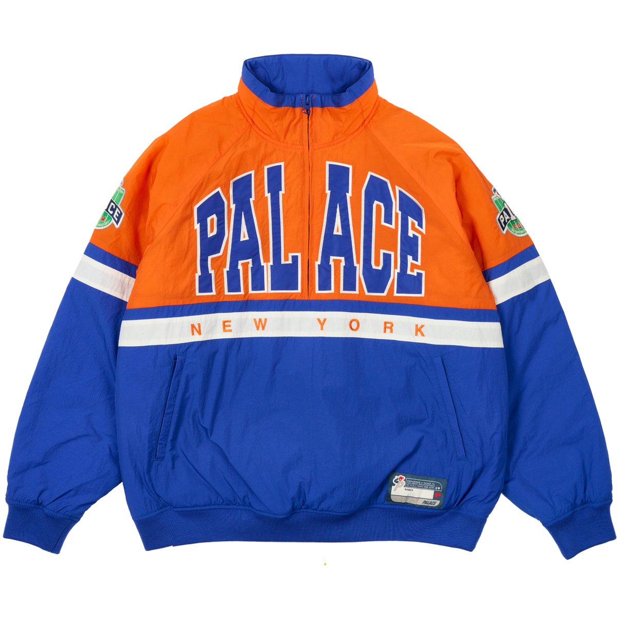BREAKOUT HALF ZIP BOMBER ORANGE / BLUE