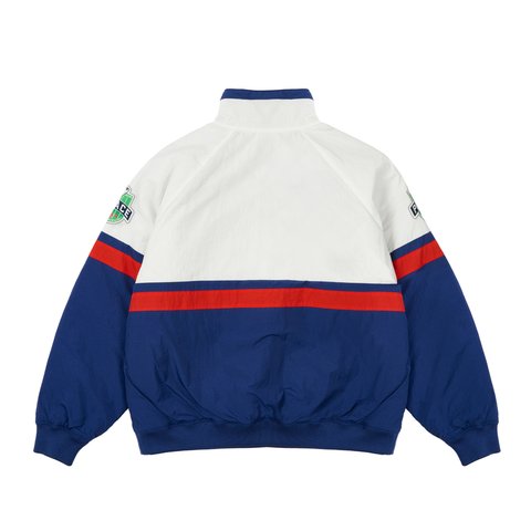 Palace BREAKOUT HALF ZIP BOMBER WHITE / NAVY - Colorway