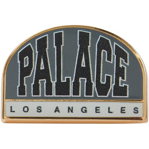 Palace BREAKOUT PIN BADGE BLACK / GREY - $8.00