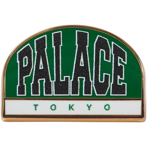 Palace BREAKOUT PIN BADGE GREEN / WHITE - $8.00