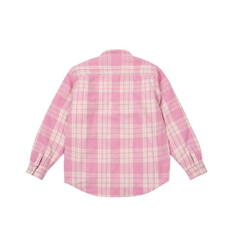 Palace CHECK INSULATED SHIRT PINK - Colorway