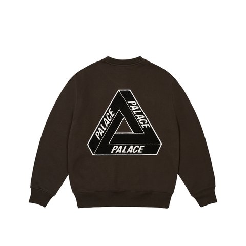 Palace CHENILLE TRI-FERG CREW BLACK - Colorway